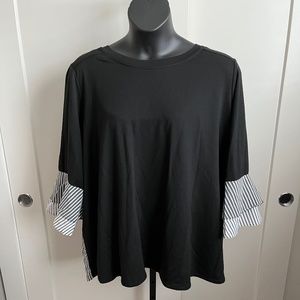 Ruffle Bell Sleeved Shirt